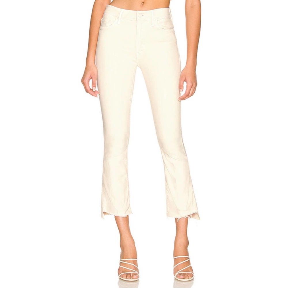 MOTHER jeans size 27 crop step fray